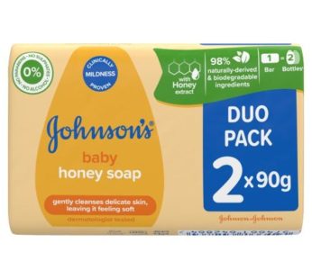 Johnsons Baby Honey Soap 2pcs 90gm90gm