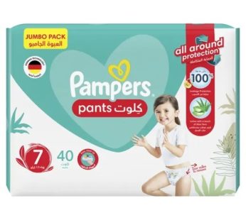 Pampers Diapers  Size XXL  Large  7 (17+ kg)  Jumbo Pack  40 CountLarge  7