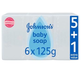 Johnson’s Baby Soap Mildness 6x125gm6x125gm