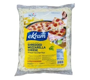 Ekram shredded mozzarella cheese 1 kg