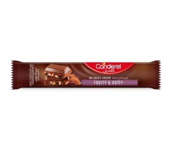 Canderel 0% Added Sugar Fruit & Nuts Milk Chocolate Bar 27gm27g